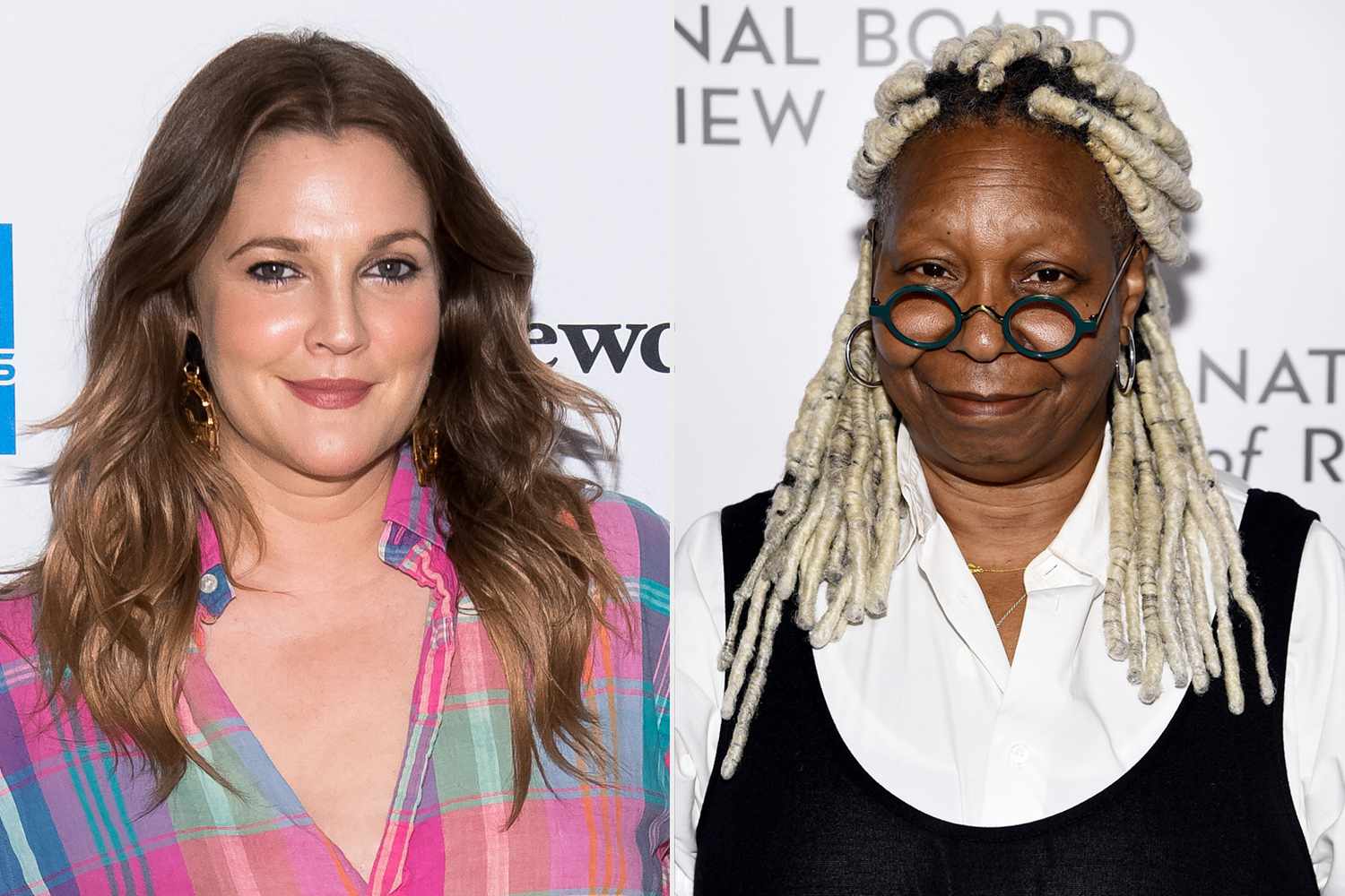 Drew Barrymore & Whoopi Goldberg Laugh About Their Past Surprise ...