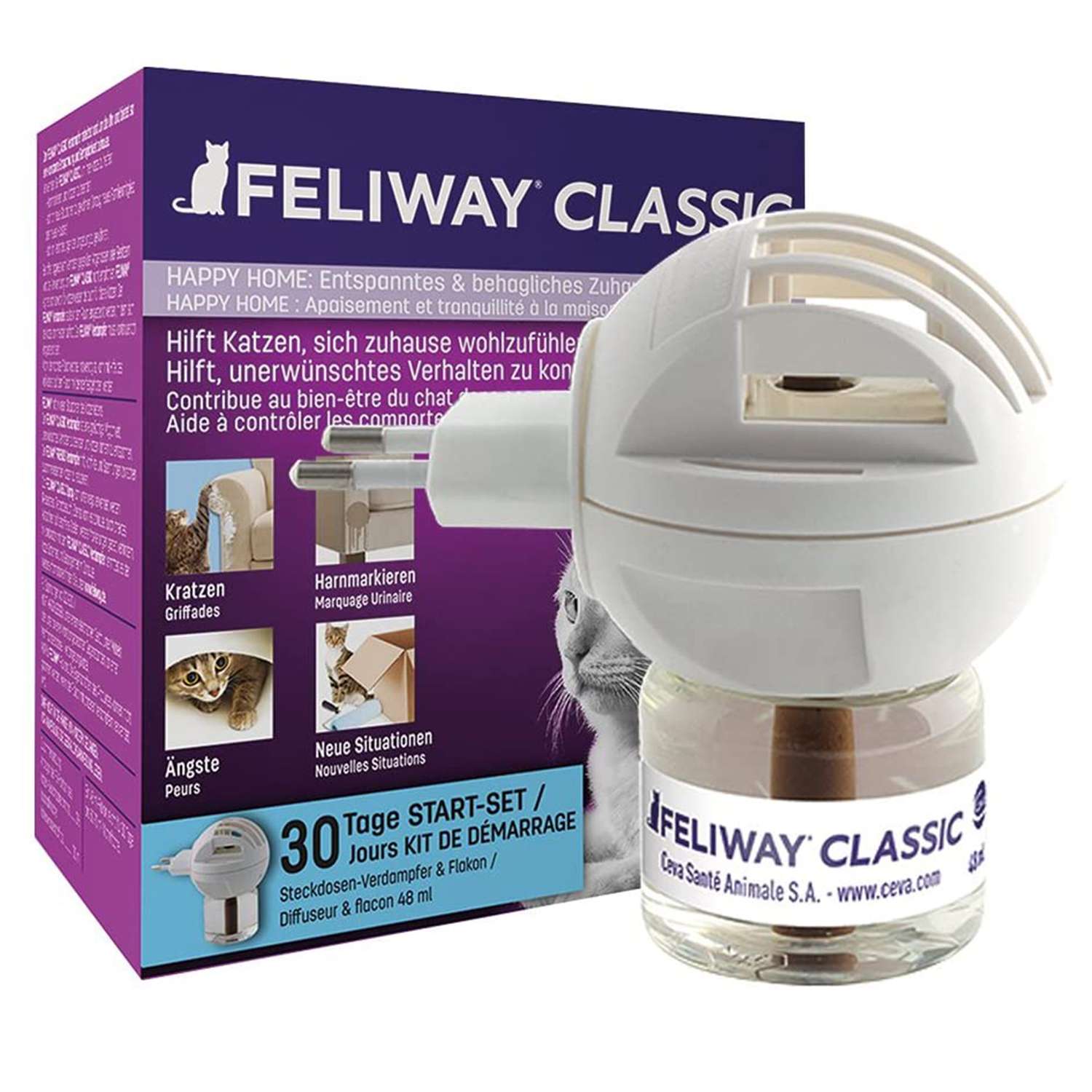Cat Owners Love the Feliway Diffuser to Reduce Scratching, Spraying