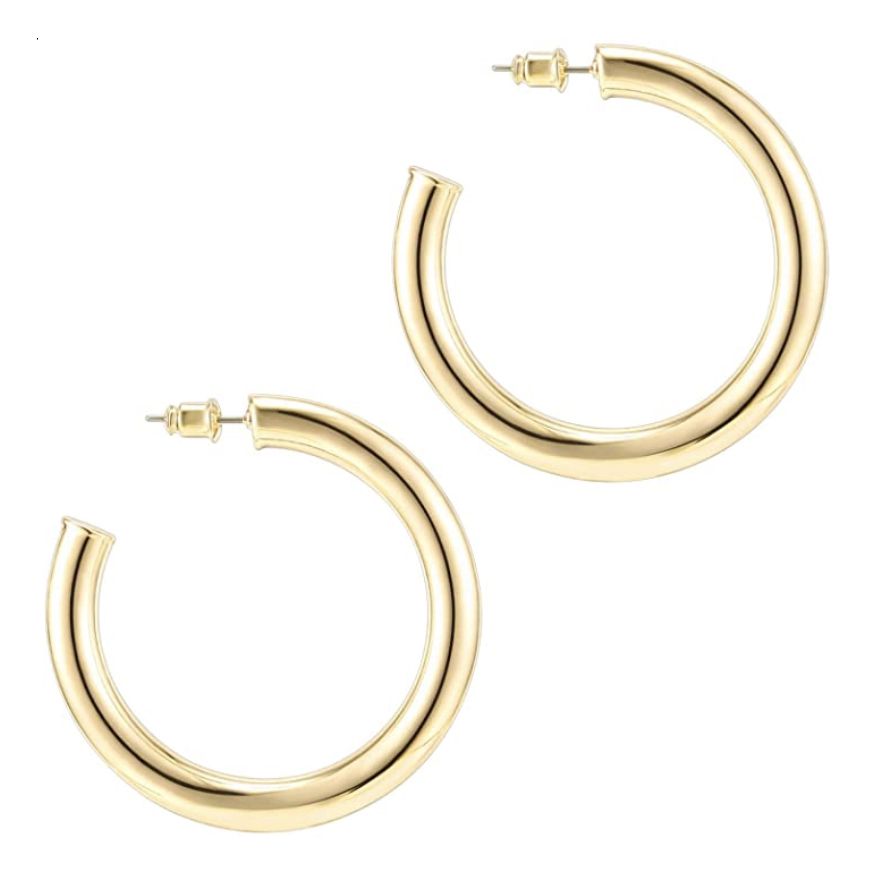 The $14 Amazon Gold Hoops That Shoppers Say Are Almost Identical to Way ...