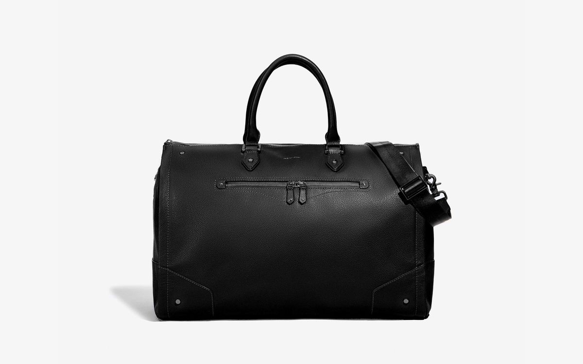 This 2-in-1 Leather Duffle and Garment Bag Will Keep Your Outfits ...