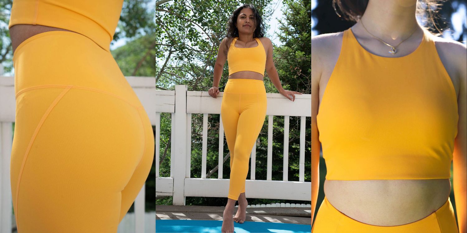 Kerry Washington Wore Yellow Girlfriend Collective Leggings and a ...