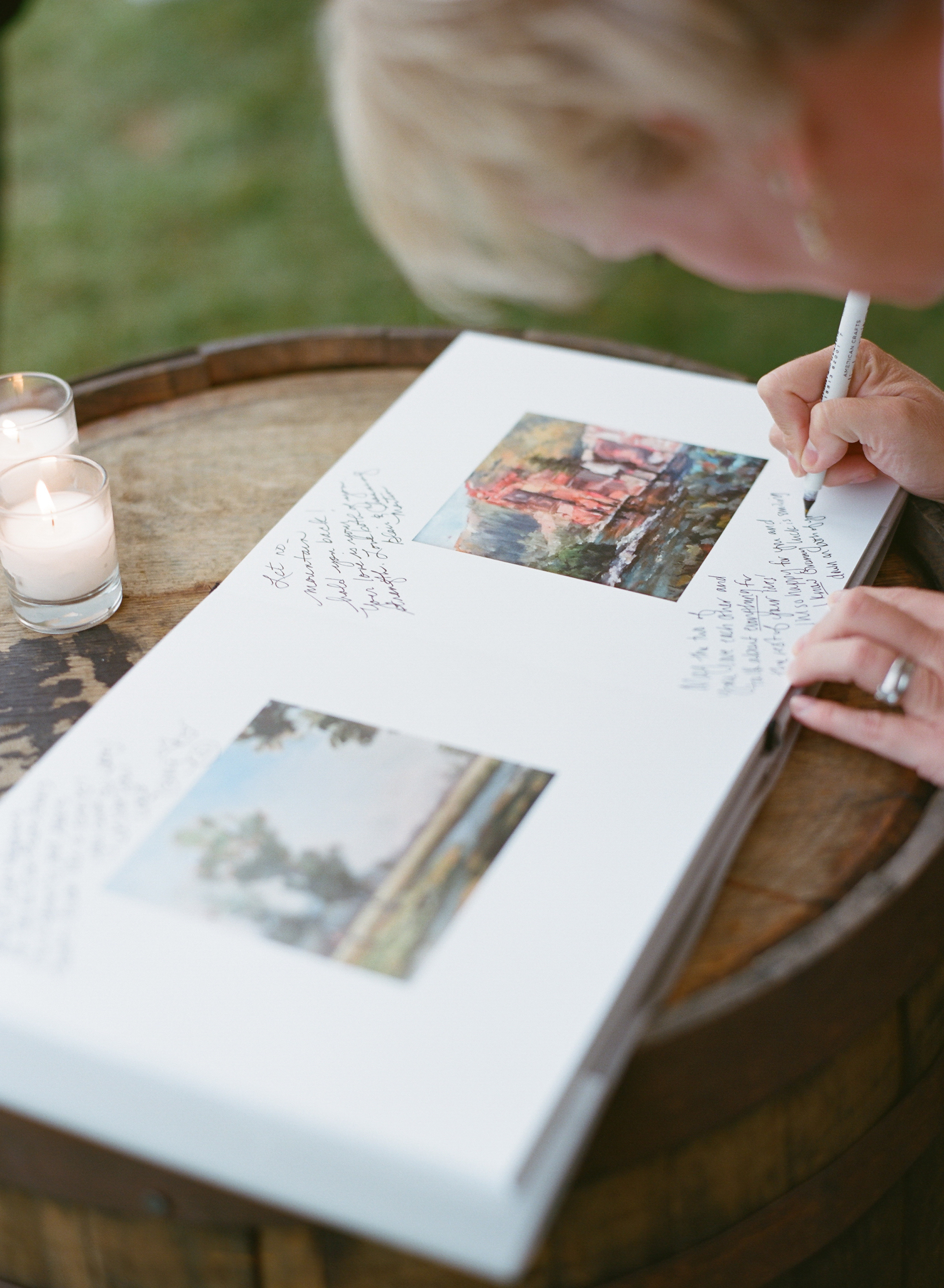 How To Get Wedding Guests To Sign Your Guest Book Martha Stewart Weddings