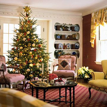 Christmas House in Red, Green, & Yellow | Better Homes & Gardens