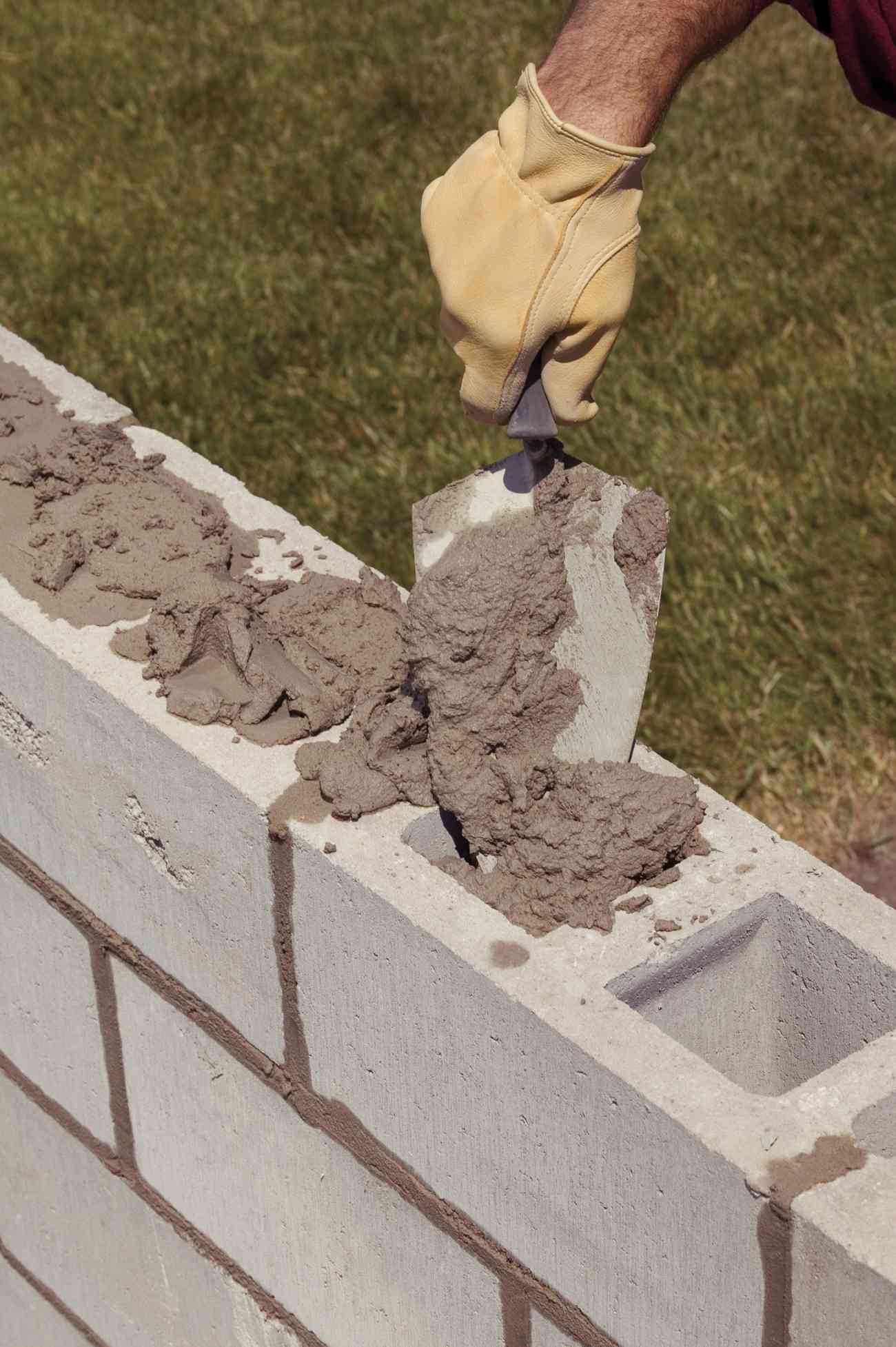How To Build A Cinder Block Wall Without Mortar
