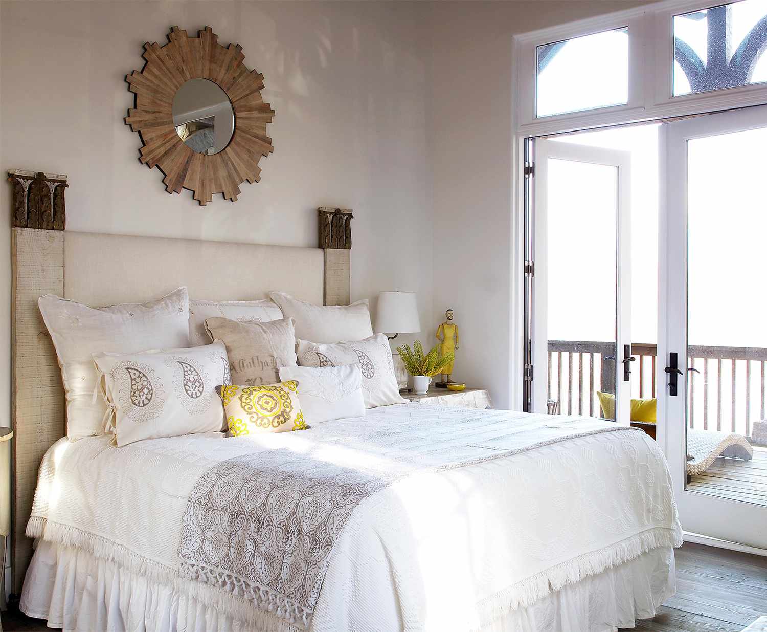 White Bedroom Design Traditional