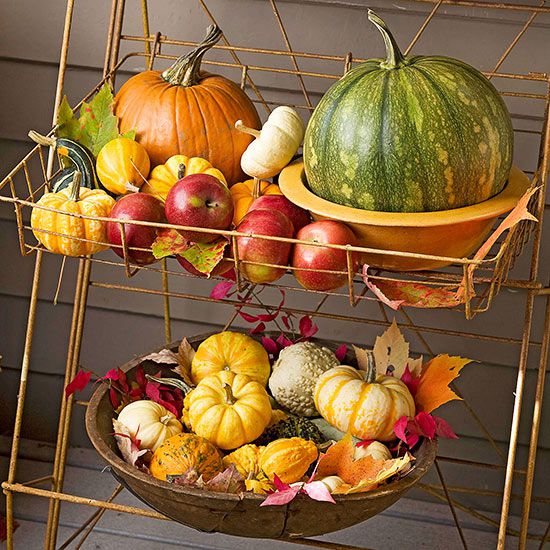 How to Decorate with Mini Pumpkins | Midwest Living