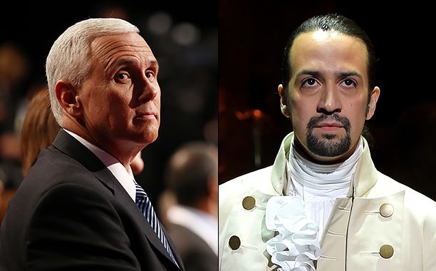 Crowd Boos Vice President-Elect Mike Pence at Hamilton 
