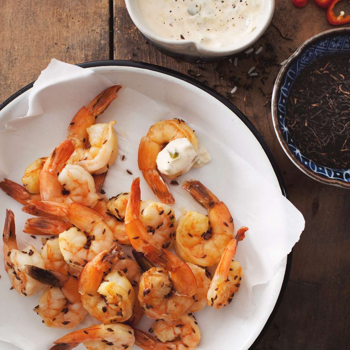 Smoked Shrimp Recipe  Marcia Kiesel  Food  Wine