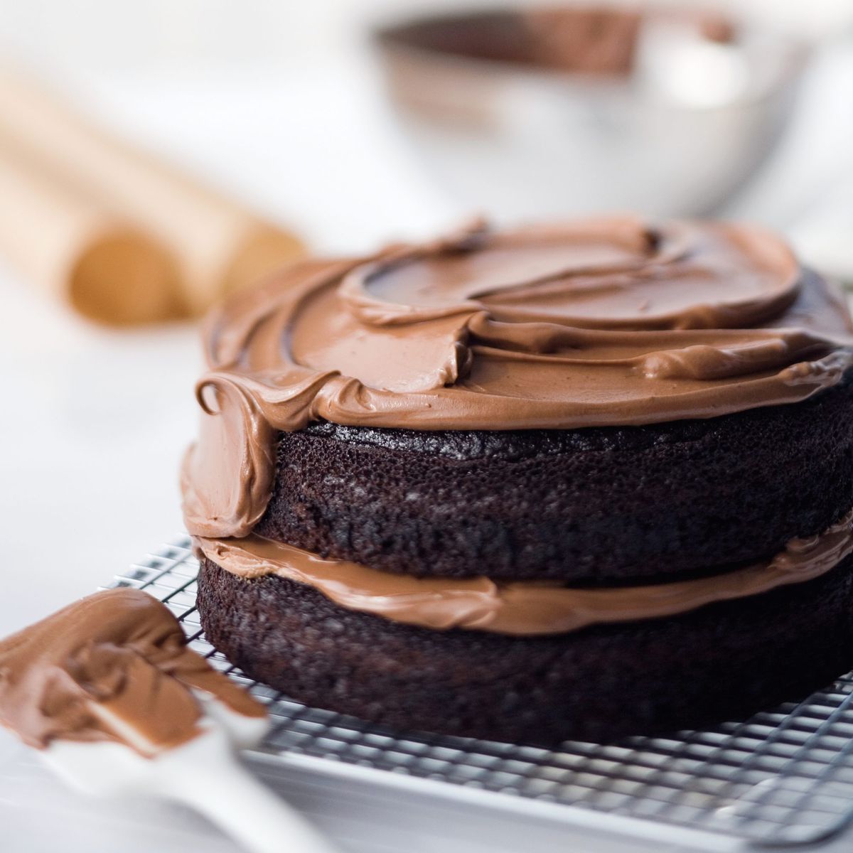 Double-Chocolate Layer Cake Recipe - Ina Garten Food & Wine.