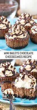 Mini Baileys Chocolate Cheesecake
