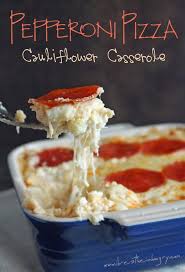 Easy Keto Low Carb Pizza Casserole