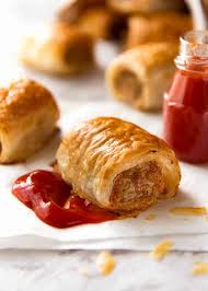 Puff Pastry Sausage Rolls