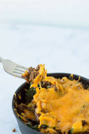 One Pan Cheesy Taco Cabbage Skillet