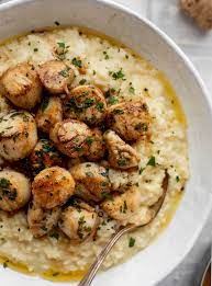 Brown Butter Scallops With Parmesan
