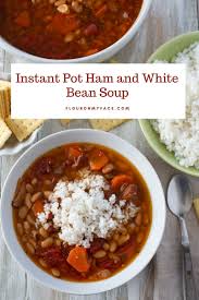 Instant Pot Ham And White Bean Soup