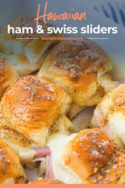 Ham And Swiss Sliders