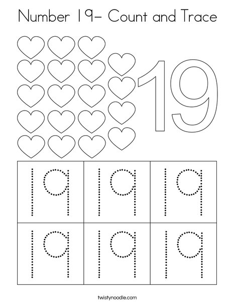 coloring-number-19-worksheet-for-preschool-coloring-worksheets-gambaran