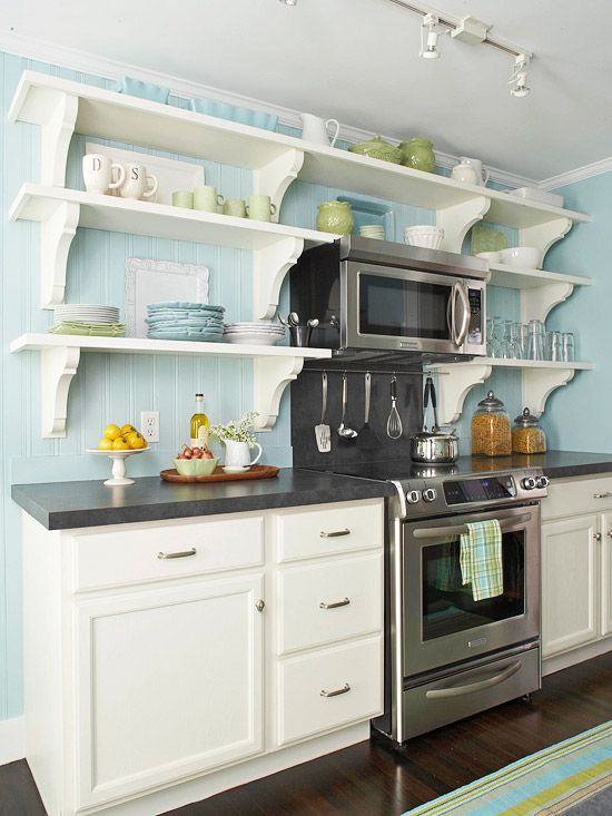 Kitchen Cabinet Colors For Small Kitchens Mycoffeepot Org