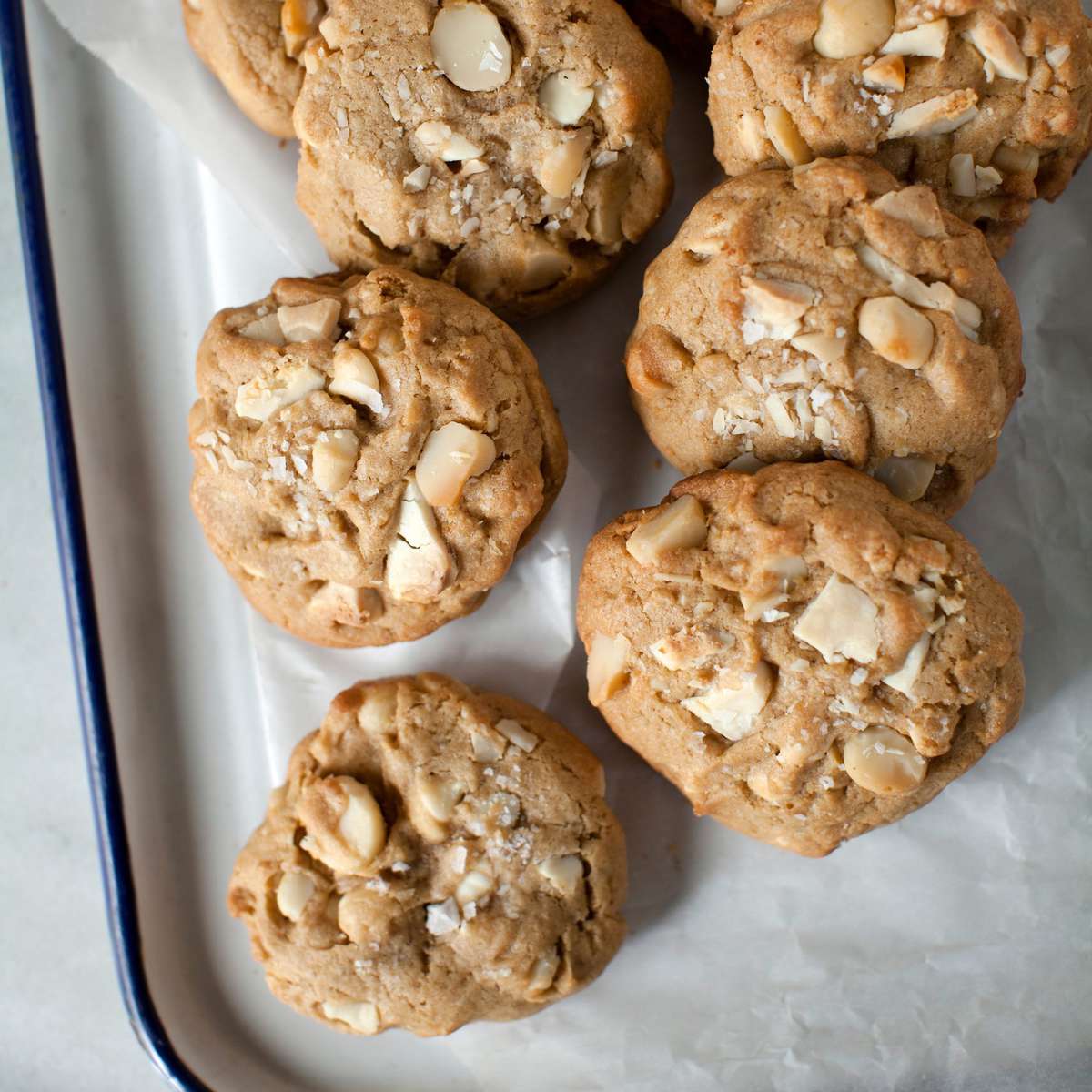 White Chocolate Chunk Macadamia Cookies Recipe - Sarah Bolla | Food &amp; Wine