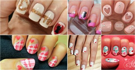 The french manicure works so well for themed nails because it's so versatile unique & creative valentine's day nail designs to try
