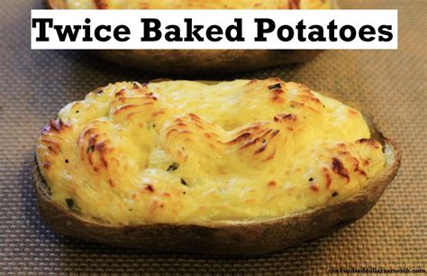 Easiest way to prepare twice baked potatoes recipe