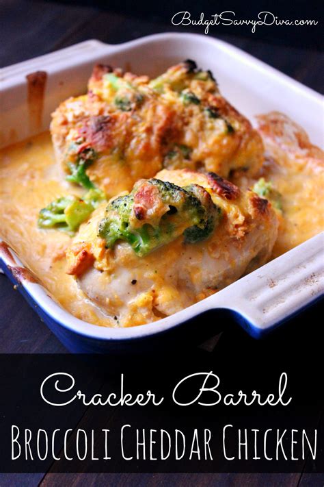 broccoli cheddar chicken from cracker barrel