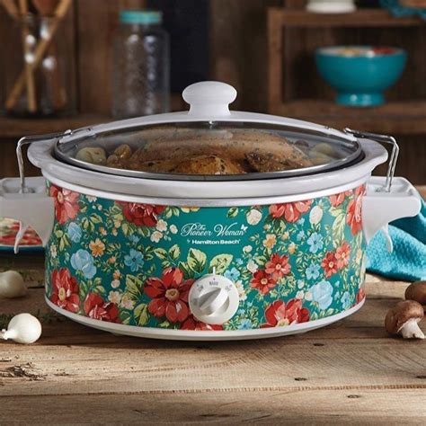 It possesses a multitude features including model, 3 settings, stoneware and. pioneer woman hamilton beach crock pot