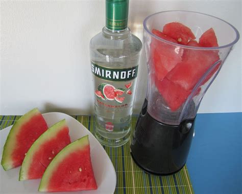 watermelon vodka slush