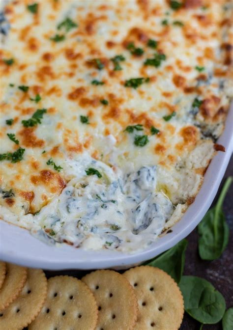 Heat cream cheese in microwave for 1 minute or until hot and soft artichoke and spinach dip