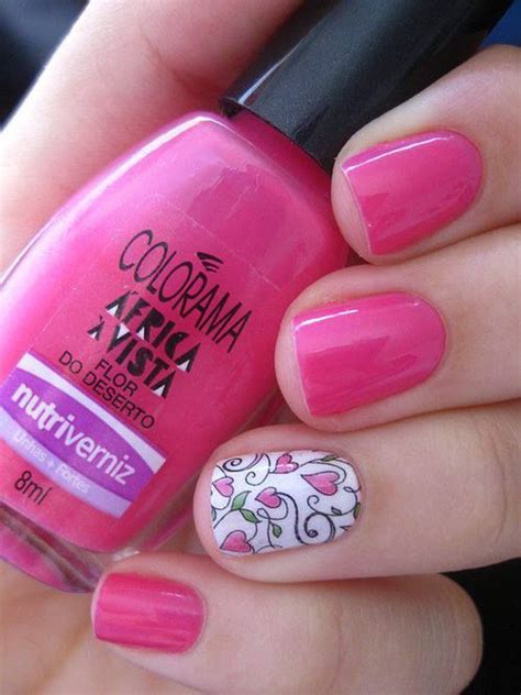 Red cupid nails by @melous_nails 10 gorgeous pink nail ideas for valentines day