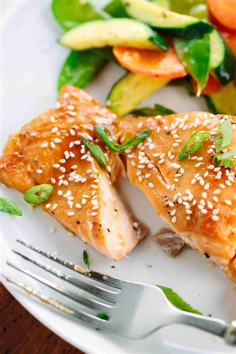 Glaze salmon in a flavorful miso mixture for a quick, easy and healthy dinner miso glazed salmon recipe