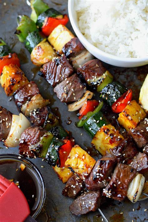 When it is hot, place the steak on the grill, shaking off excess marinade first steak teriyaki recipe