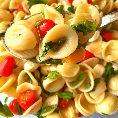 Set the pasta mixture aside to cool caprese pasta salad recipe