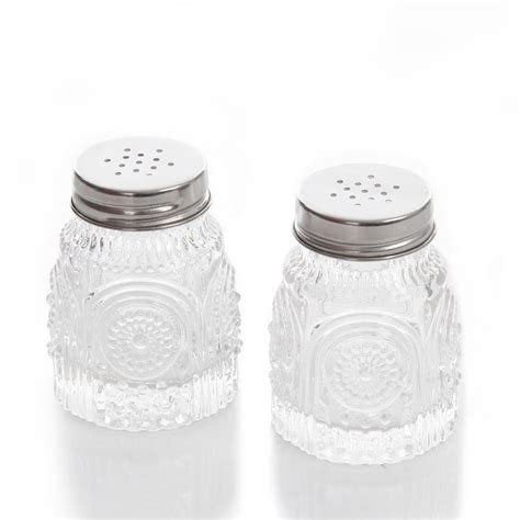 the pioneer woman adeline glass butter dish with salt and pepper shaker set