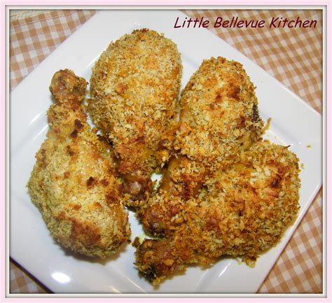 Breaded And Baked Chicken Drumsticks : Breaded Baked Chicken Drumsticks: so crunchy on the
