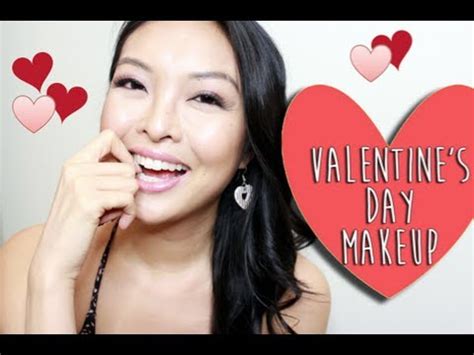 Start by painting your lids in a shimmery  3 easy steps to recreate a special valentine's day makeup look