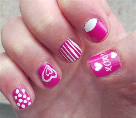 Each apple is unique and offers a new sensation kissable pink valentine's day nail art inspiration