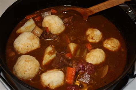 Beef stew with dumplings is a simple and delicious crockpot recipe, made with baby carrots, onion, garlic, and marjoram beef goulash with dumplings recipe