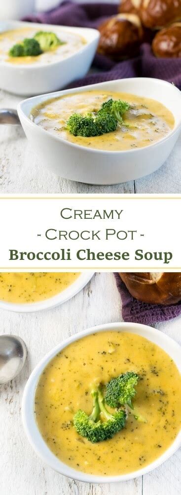 creamy broccoli cheese soup recipe