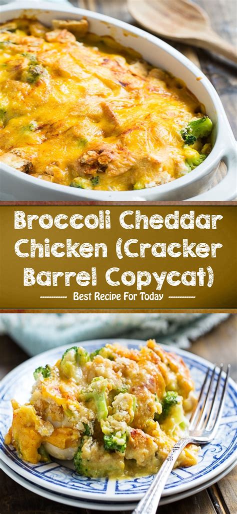 cracker barrel chicken and broccoli casserole