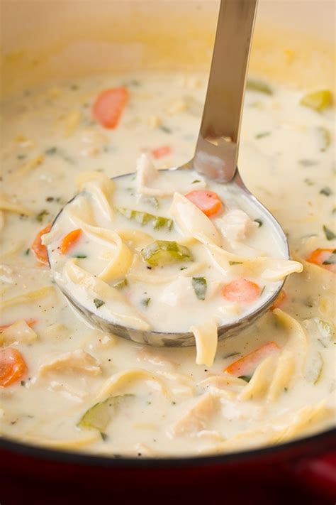 easy chicken noodle soup recipe on stove