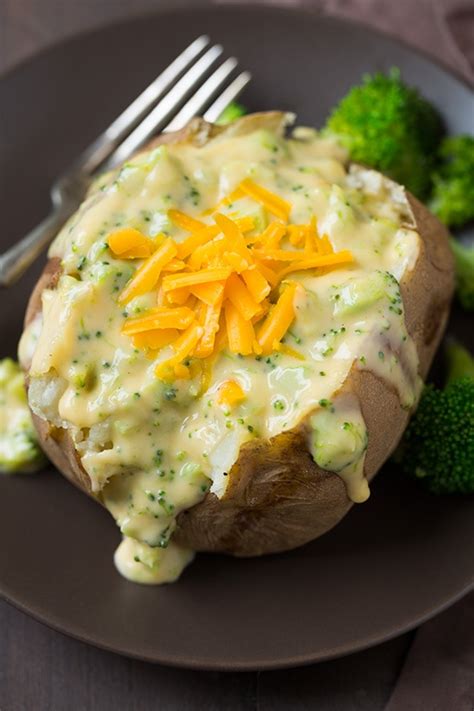 broccoli and cheddar twice baked potatoes