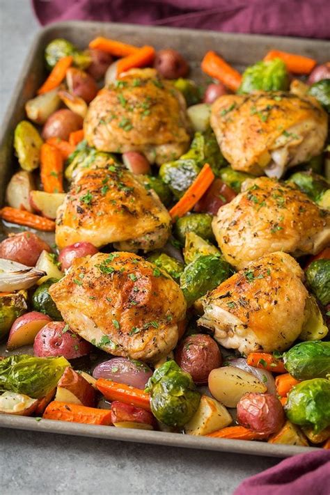 sheet pan chicken with asparagus and potatoes