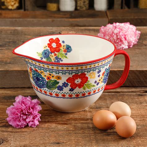 pioneer woman ceramic mixing bowls