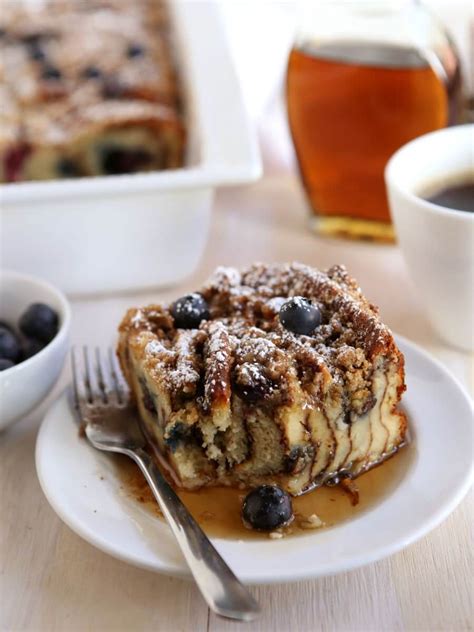 Some doctors recommend pork as an alternative to beef, so when you’re trying to minimize the amount of red meat you consume each week, pork chops are a versatile meat choice that makes blueberry maple breakfast bake recipe