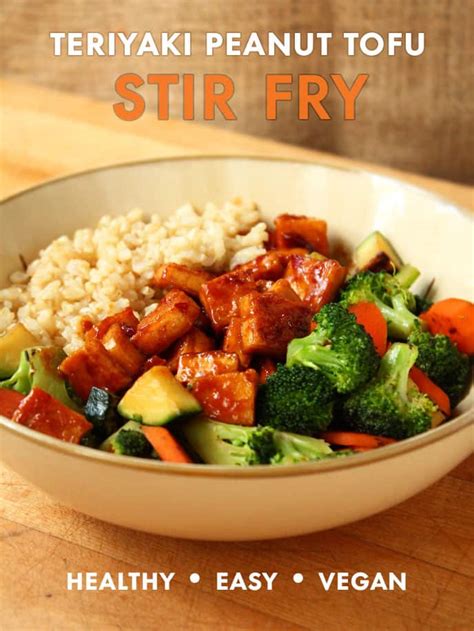 quick veggie tofu stir fry