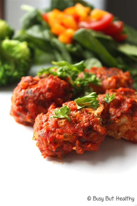 Turkey Meatballs With Tomatoes And Basil