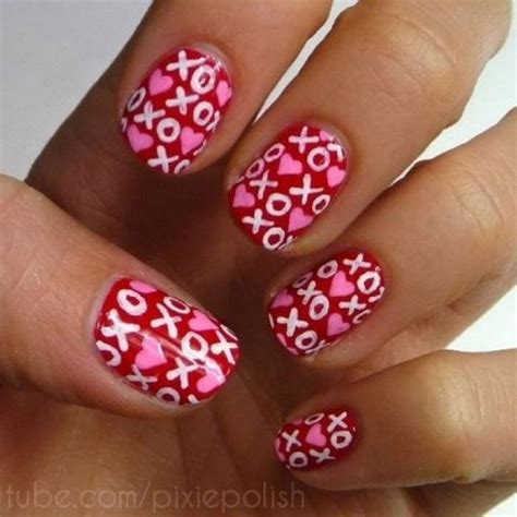 The upper end, edge, or surface top 10 romantic valentine's nail designs
