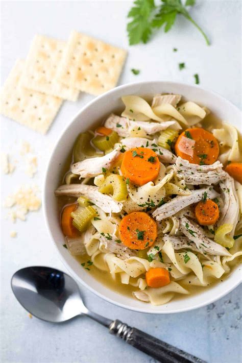 Eggs are a great source of many homemade chicken noodle soup with egg noodles slow cooker