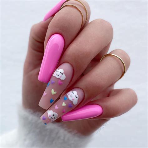 Summer nail designs, spring nail ideas,  15+ unique & cute pink valentines day nail art ideas